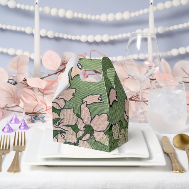 Pink Blossom Cascade Favour Box  (Wedding)