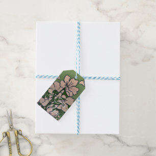Pink Blossom Cascade Gift Tags