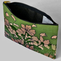 Pink Blossom Cascade Print Cut Sew Bag
