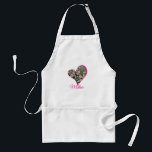 Pink Blossom Green  Apron<br><div class="desc">Elevate your cooking skills with this stylish and durable Pink Blossom Magic  apron,  designed for chefs,  bakers and home cooks who want both protection and personality in the kitchen.</div>
