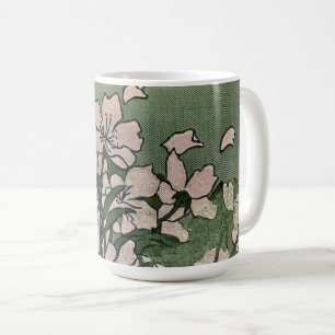 Pink Blossom Green Coffee Mug