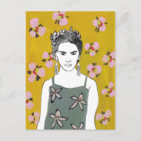 Pink Blossom Lady - Yellow