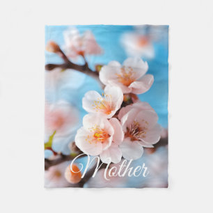 Pink Blossom Magic Fleece Blanket
