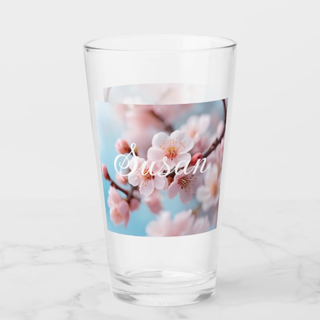 Pink Blossom Magic Glass (Front)