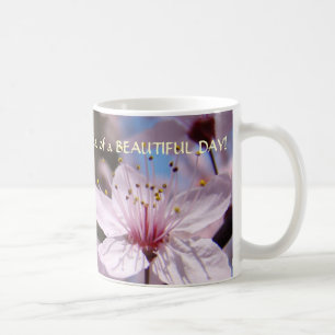 Pink Blossom OFFICE GIFTS Coffee Cup Beautiful Day