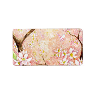 Pink Blossom View Label