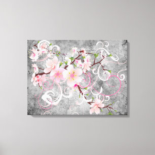 Pink Blossoms Canvas Print
