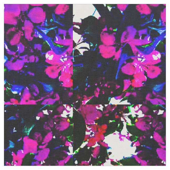 Pink Blossoms Fabric (Close Up)
