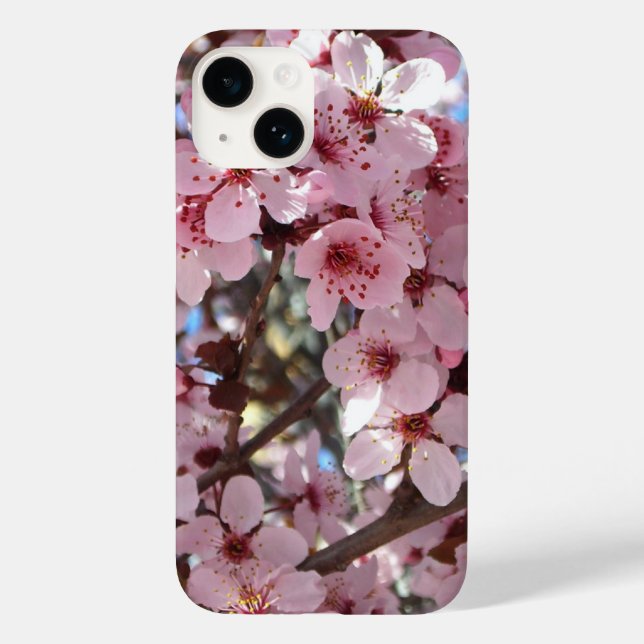 Pink Blossoms on Ornamental Flowering Tree Case-Mate iPhone Case (Back)