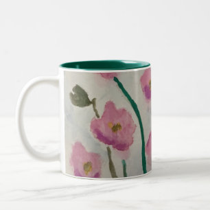 Pink Blossoms Pop Mug