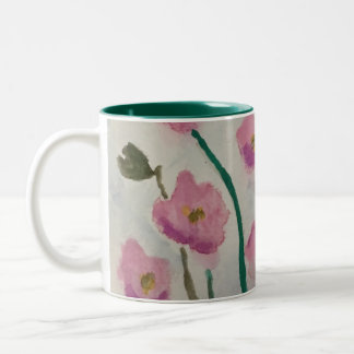 Pink Blossoms Pop Mug
