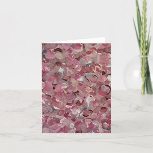 Pink Blubbles Blank Note Card
