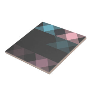 pink blue and gray geometric tile
