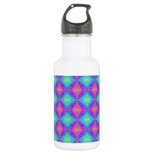 Pink, Blue and Purple Bokeh Quilt 532 Ml Water Bottle