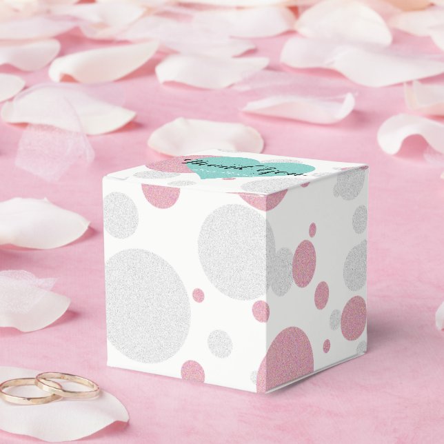 Pink Blue Baby Reveal Sprinkle Shower Tiara Party Favor Box (Wedding)