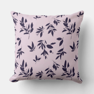 Pink/Blue Floal Designer Throw Pillow
