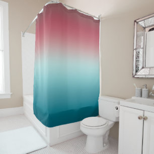 Pink & Blue Gradient Dusty Rose Aqua & Teal Ombre