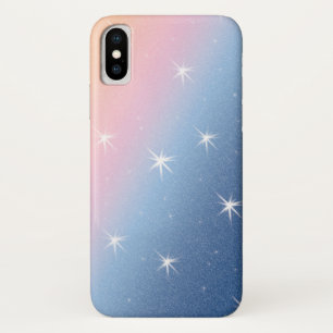 Pink Blue Gradient Glitter Case-Mate iPhone Case