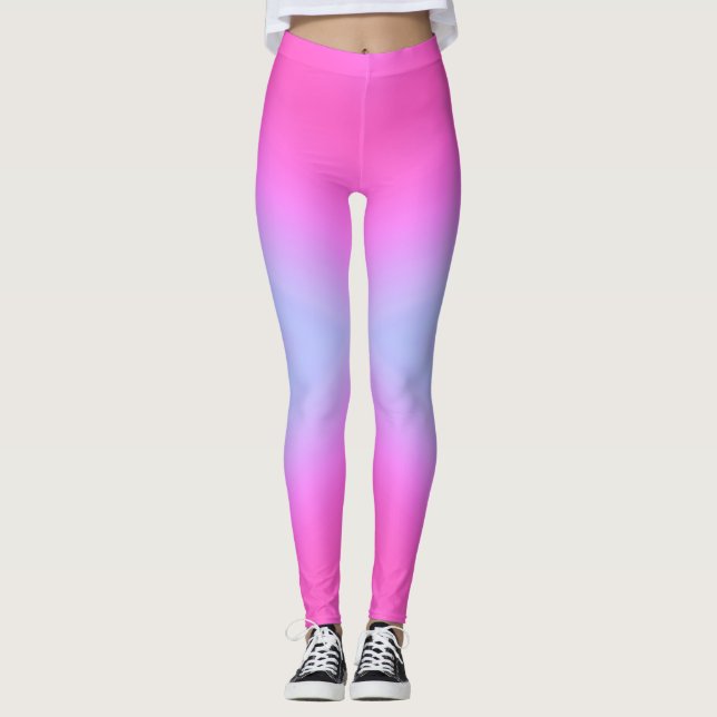 Pink & Blue Leggings (Front)