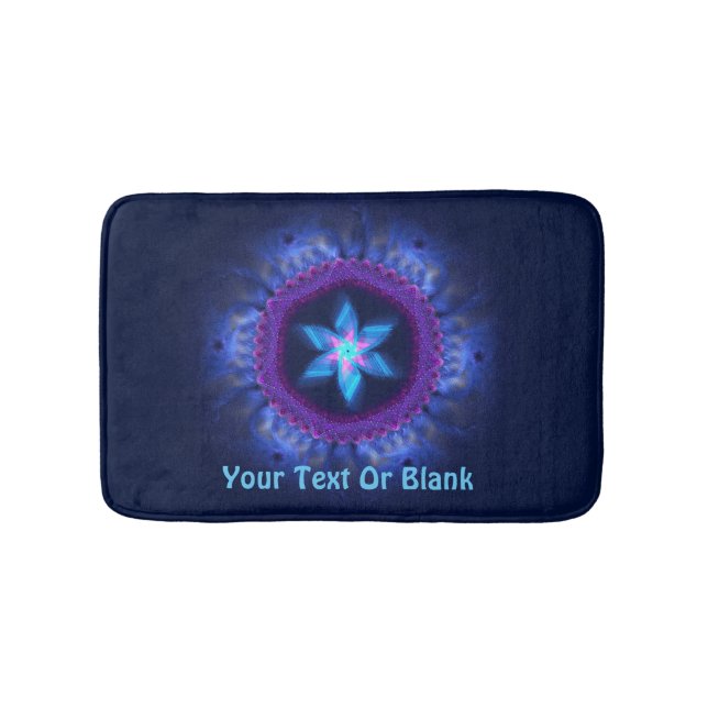 Pink-Blue Magen Bath Mat (Front)