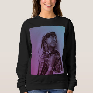 Pink Blue Maghreb Tunisian Traditional Girl Woman  Sweatshirt