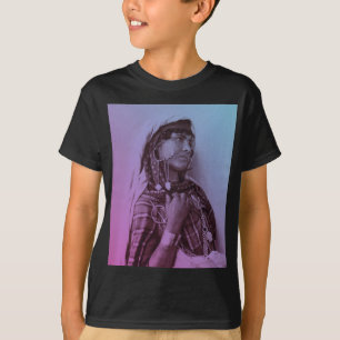 Pink Blue Maghreb Tunisian Traditional Girl Woman T-Shirt