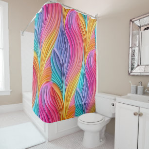 Pink Blue Purple Abstract Design Colorful Pastel