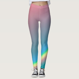 Pink & Blue Rainbow  Leggings