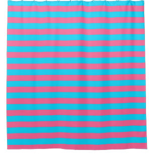 Pink Blue Stripes Pattern 