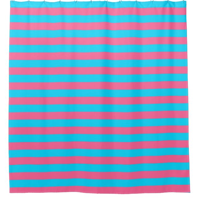 Pink Blue Stripes Pattern  (Front)