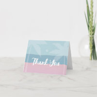 Pink Blue Tropical Beach Palm Trees Bat Mitzvah