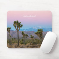 Pink Blue Wanderlust Joshua Tree Desert Sunrise