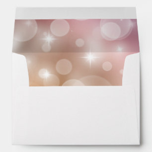 Pink Blush 5 x 7 Return Address Envelope
