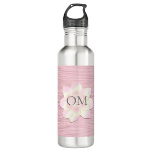 Pink Blush Elegant Lotus OM 710 Ml Water Bottle