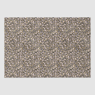 Pink Blush Gold Leopard Print Tissue Paper