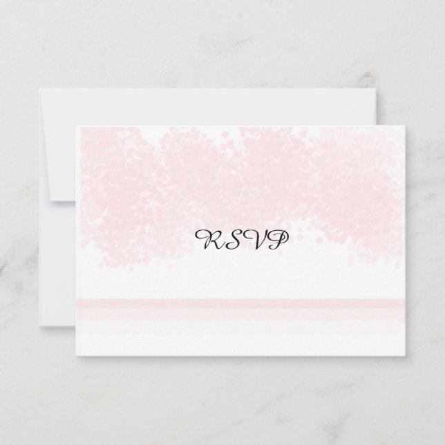 Pink Blush RSVP Card (Front)
