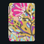 Pink Boho Floral I iPad Mini Cover<br><div class="desc">Pink Boho Floral I by Karen Fields</div>