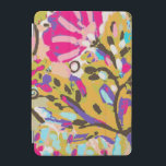 Pink Boho Floral I iPad Mini Cover<br><div class="desc">Pink Boho Floral I by Karen Fields</div>