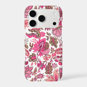 Pink Boho Vintage Floral Print