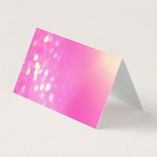 Pink Bokeh Blank inside Greeting Cards