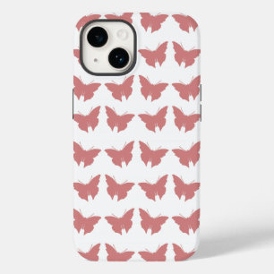 Pink Bold Mod Butterflies Case-Mate iPhone 14 Case