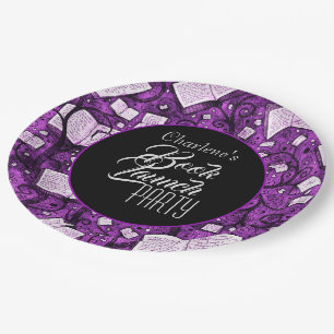 Pink Book Launch Party Paper Plate