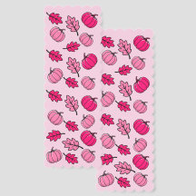 Pink Bookmark For Fall-Autumn aesthetic accessory