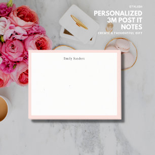 Pink Border Post-it® Notes