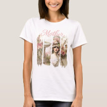 Pink Botanica Mother T-Shirt