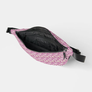 Pink Botanical Vine Pattern Floral Nature Design Fanny Pack