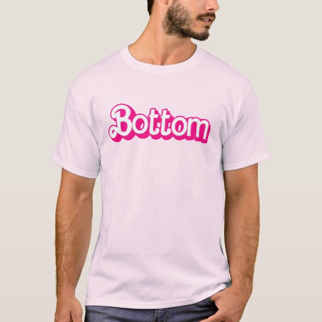 Pink Bottom T-Shirt (Front)