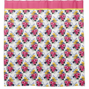 Pink Bouquet Pattern Vintage Country