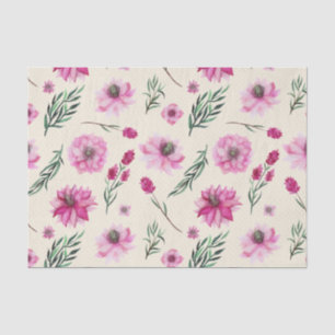 Pink Bouquet Tissue Paper