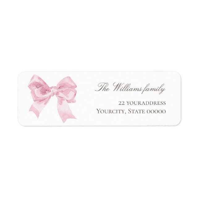 pink bow (Front)